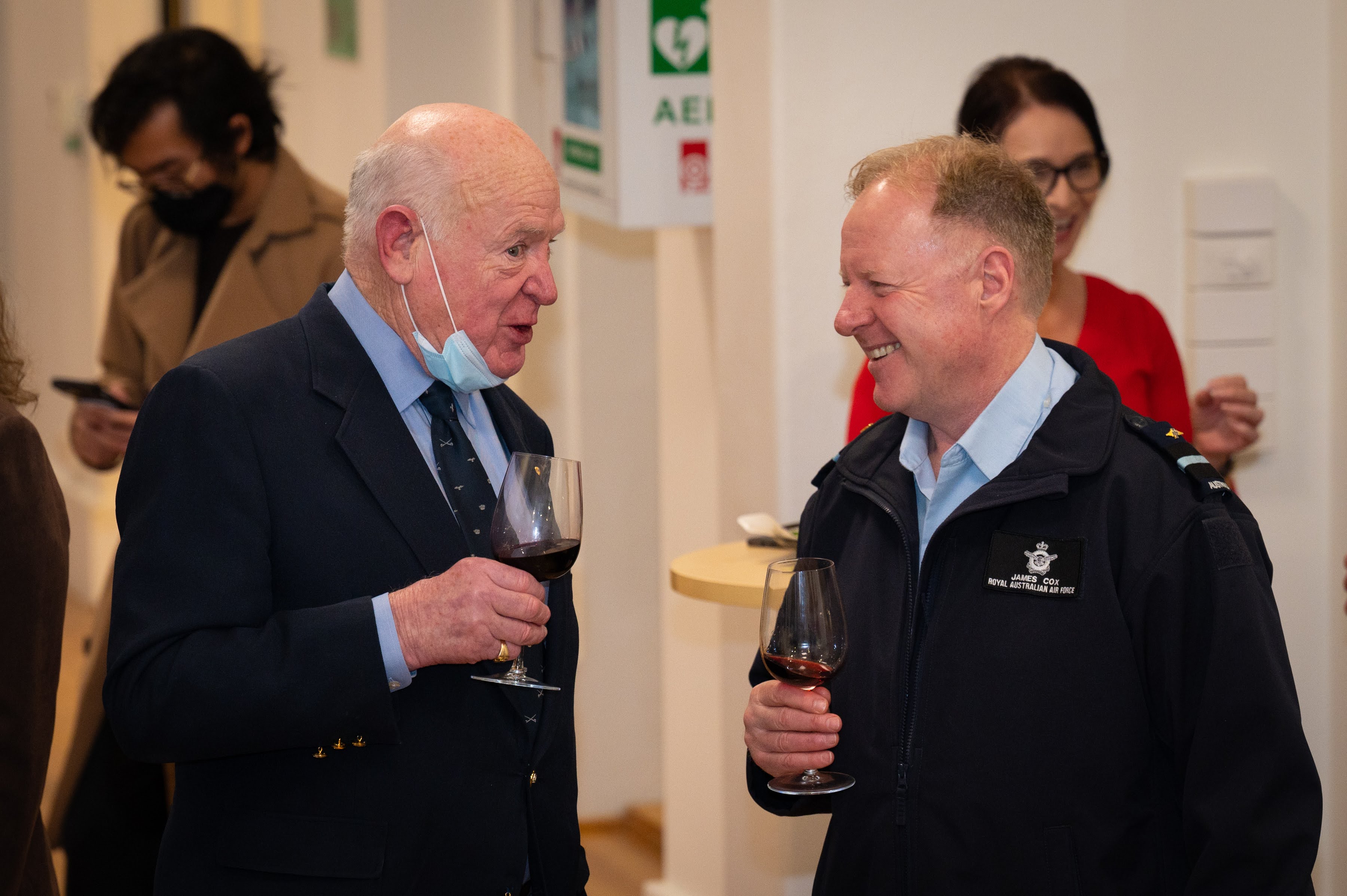 Admiral David Campbell (left), member of the Howard Library Advisory Board  The John Howard Prime Ministerial Library in partnership with the National Archives of Australia hosts an evening with Sir Anthony Seldon.